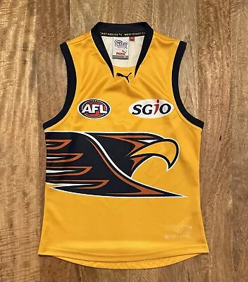 West Coast Eagles Football Club AFL Puma Guernsey Jumper Jersey Men’s Medium • $79.95