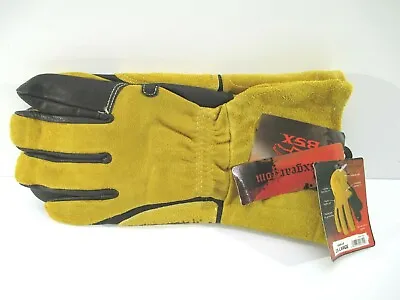 $10.99 • Buy NEW-XXL Black Stallion BSX Pigskin Leather Welding Gloves BM88-2X  