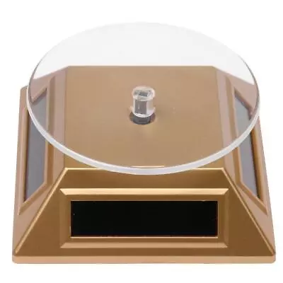 360° Rotating Jewelry Stand For Turntable Jewelry Solar Or AAA Battery Operated • £9.52