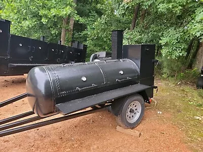  Start BBQ Catering Business Reverse Plate Smoker Grill Combo Trailer Food Truck • $5499