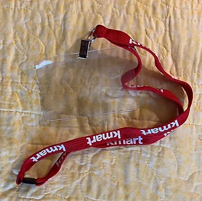 Vintage K-Mart Associate Lanyard & Pouch Set NOS Defunct Store • $10