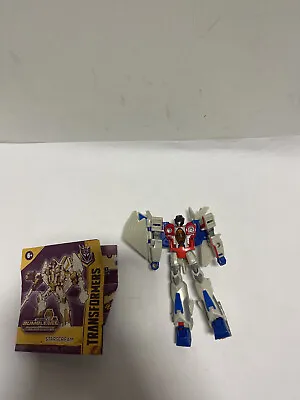 Transformers 2020 Seeker Strike Starscream Cyberverse Deluxe Figure Loose • $14.99