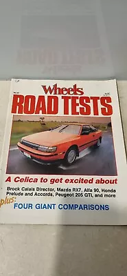 Wheels Road Tests Number 47 Toyota Celica Mazda RX7 Vintage  • $19.99