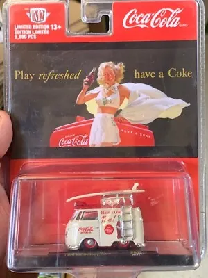 A23 1/64 M2 Machines KOOL KOMBI Coca Cola VW Volkswagen With Surf Board • $45