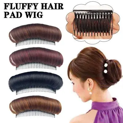 Magic Invisible Hair Volume Increase Bun Maker Fluffy Puff Sponge Pad Clips Comb • $1.37