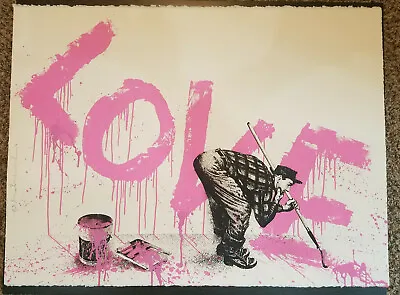 Mr Brainwash All You Need Is LOVE Signed HANDFINISHED Print MBW Banksy Invader • $2249.99