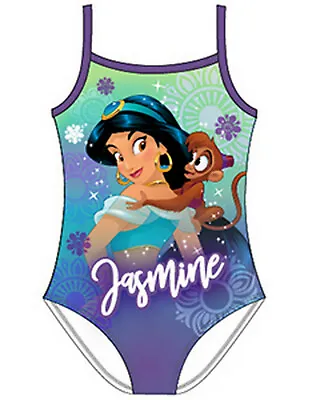 £4.95 • Buy Girls Character Swimming Costume, Swimsuit,  Disney Princess Jasmine 2 - 6yrs 