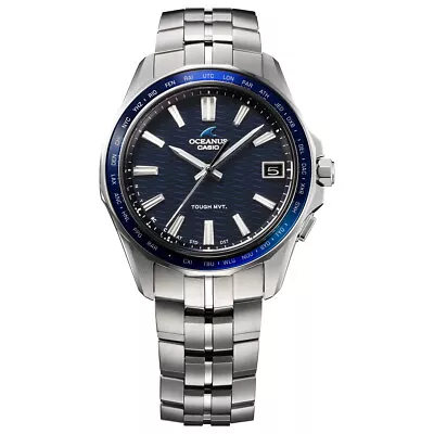 CASIO OCEANUS Manta OCW-S400-2AJF Blue Titanium Men's Watch New In Box • $860