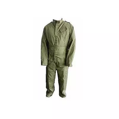 £9.99 • Buy Coverall / Boilersuit / Overall British Army Issue Olive Green Velcro Front, New