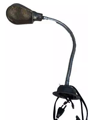 Vintage Industrial Gooseneck Flexible Bench Clamp Work Lamp Light • $99