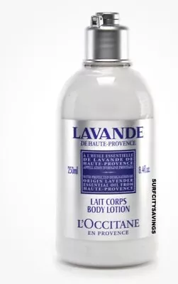 L'occitane Lavender Body Lotion 8.4oz NEW Free Shipping • $25.64