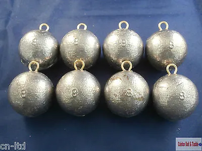  Cannon Ball Boat Leads Weights Sinkers. Fast Down 10 Or 8oz Wreck Fishing • £11