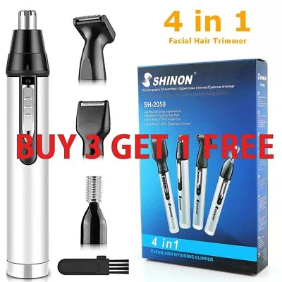 Nose Hair Trimmer For Men Rechargeable Ear And Nose Hair Trimmer Eyebrow Beard • $12.99