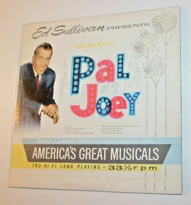 1959 Ed Sullivan Presents Pal Joey Vinyl LP Record • $6.97