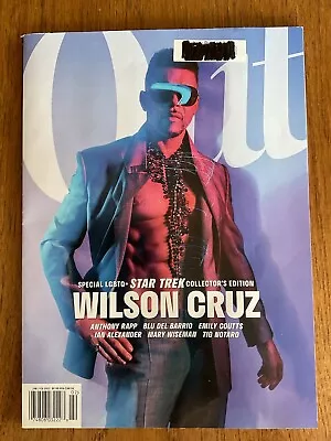 Out Magazine 2022 January/February~Wilson Cruz~LGBTQ+ Star Trek Discovery~style • $2.02