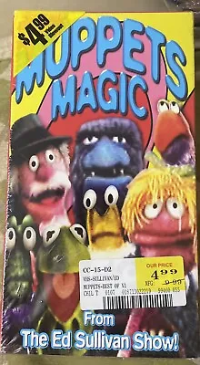 THE ED SULLIVAN SHOW:MUPPETS MAGIC - VHS Sealed (RARE) ! • $30