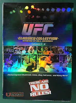 Ultimate Fighting Championship V 5-8 (4 DVDs Box Set) MINT SEALED Ohio Seller • $31.93