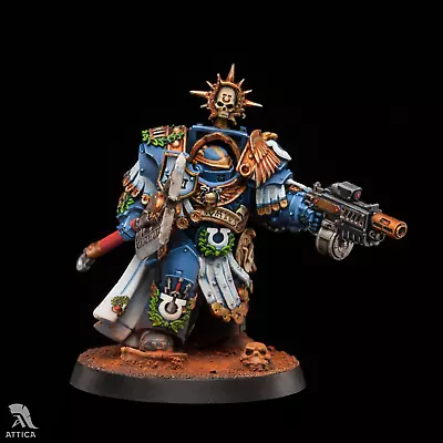 Ultramarines Praetor - Terminator Painted Figure Horus Heresy Pre-Sale | Art • $234.82