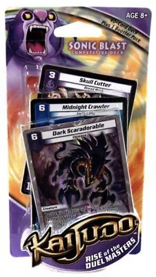 Kaijudo Rise Of The Duel Masters Sonic Blast Competitive Deck • $10.90