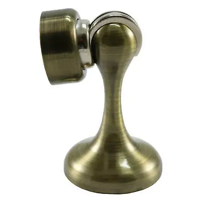 Antique Brass Magnetic Door Holder Premium Heavy Duty - Wall Or Floor Mounted • £12