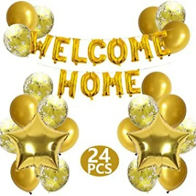 WELCOME HOME Balloons New Home Baby Shower Family Party Decor Baloons Decoration • £3.99