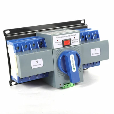 £24.89 • Buy 4P 63A Automatic Dual Power Transfer Switch Generator Changeover Circuit Breaker