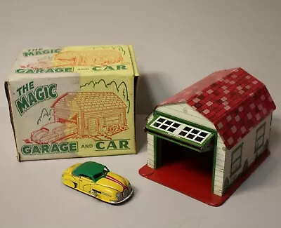 Marx Tin Litho The Magic Garage And Car With Original Box • $295