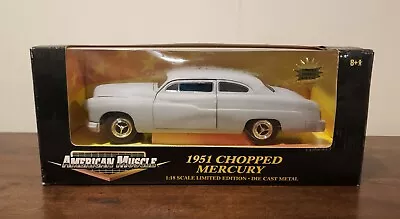 Ertl American Muscle 51 Chopped Mercury Gray Diecast 1:18 Scale New In Box  • $49.99
