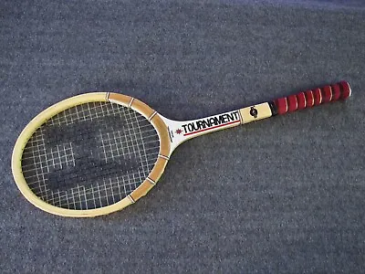 Vintage WOOD HIGH SKORE Tennis RACKET PROFESSIONAL MODEL 27  NEW OLD STOCK • $9.99