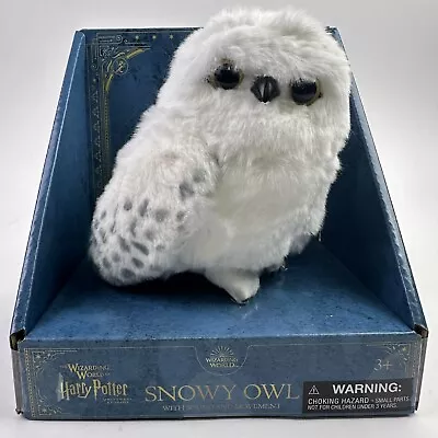 Universal Studios Harry Potter Hedwig Snowy Owl Shoulder Plush Sound & Movement • $109.99