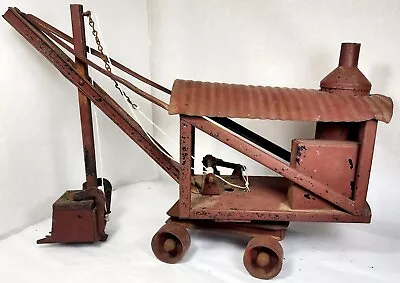 Antique Buddy L Steam Shovel Pressed Steel 1920's Articulated Body • $180