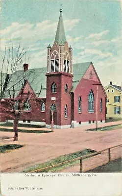 A View Of The Methodist Episcopal Church Mifflinburg Pennsylvania PA 1907 • $8.95