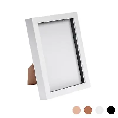 £8.99 • Buy 3D Box Photo Frame Standing Hanging Craft Picture Frames A5 (6 X 8 ) White