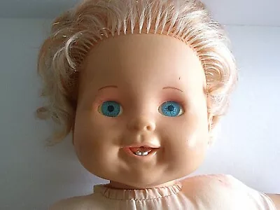 Vintage Tiny Tears Baby Doll Ideal Toys 1989 17  EUC  CE • $20