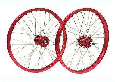 BMX Alloy Wheelset 26  Red • $259