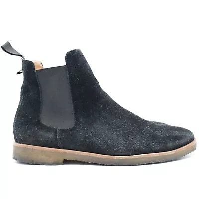 New Republic By Mark McNairy Men's Size 12 Black Suede Chelsea Boot Crepe Sole • $34.99