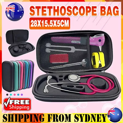 1PC Carry Travel Medical Organizer Stethoscope Hard Storage Box Case Bag AU • $13.56