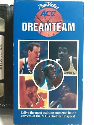 ACC DREAM TEAM VHS VIDEO BASKETBALL MICHAEL JORDAN DAVID THOMPSON Coach K Duke • $4.24