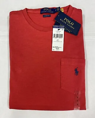 Polo Ralph Lauren Pocket Crew Neck Mens T-Shirt Classic Fit Small • £35