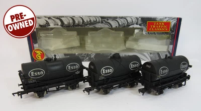 £44.95 • Buy OO Gauge Bachmann 37-666 Set Of 3 14T Tank Wagons ESSO Black Weathered