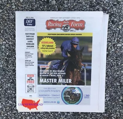 Horse Racing Daily Form (drf) April 14 2024 (aqeduct - Comparative- Speed Rail) • £7.70