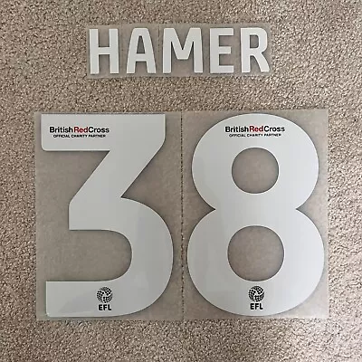 Coventry City | HAMER 38 | EFL Championship 2022/23 Shirt Name & Number Set • £20