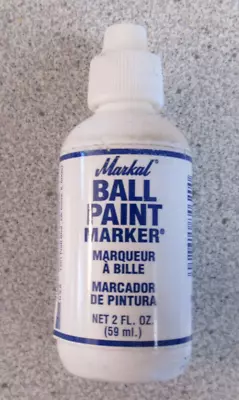 Markal 84620 Permanent Ball Paint Marker White Color Family Paint • $8.50