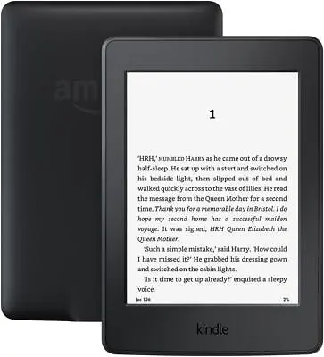 Amazon Kindle Paperwhite 7th Generation 6  Display Built-in Light Wi-Fi Black • £56.95