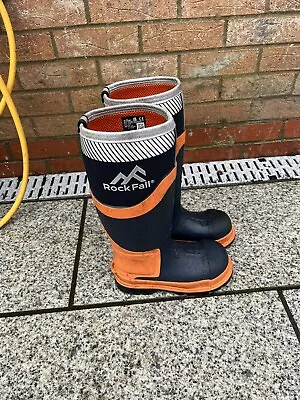 Rock Fall RF290 Silt S5 Insulated Composite Safety Wellington Boot Size 3 • £30