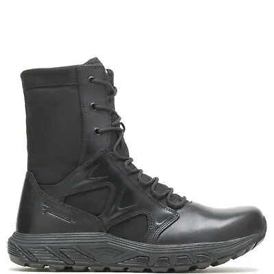 Bates Rush Tall Zip E01080 Mens Black Leather Lace Up Tactical Boots • $65.99