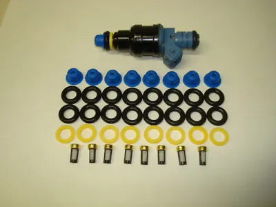 Ford Mustang V8 Fuel Injector Repair Rebuild Kit O-Rings Spacers Filters Caps • $17.29