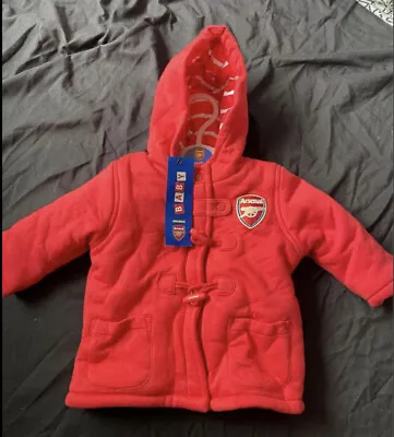 3-6 Months Official Arsenal Football Hoodie Brand New With Tags • £20