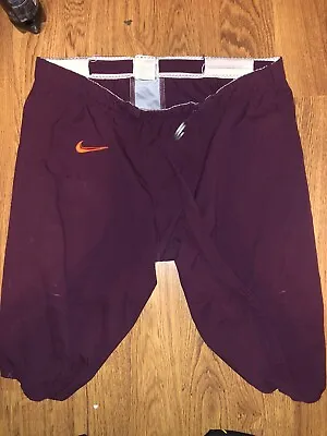 2014 Nike Virginia Tech Hokies #71 Jonathan McLaughlin Game Worn Football Pants • $7.49