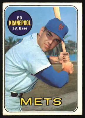 1969 Topps #381 Ed Kranepool GVG Mets 571145 • $3.75